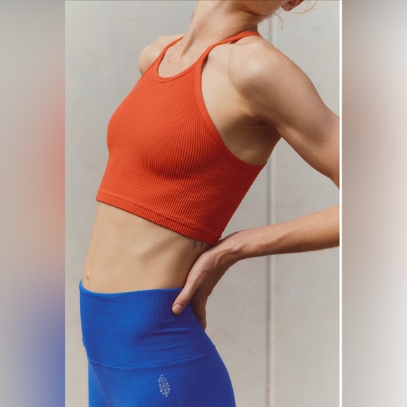 FP MOVEMENT by FREE PEOPLE HAPPINESS Runs Crop Tank Top - Picture 3 of 12